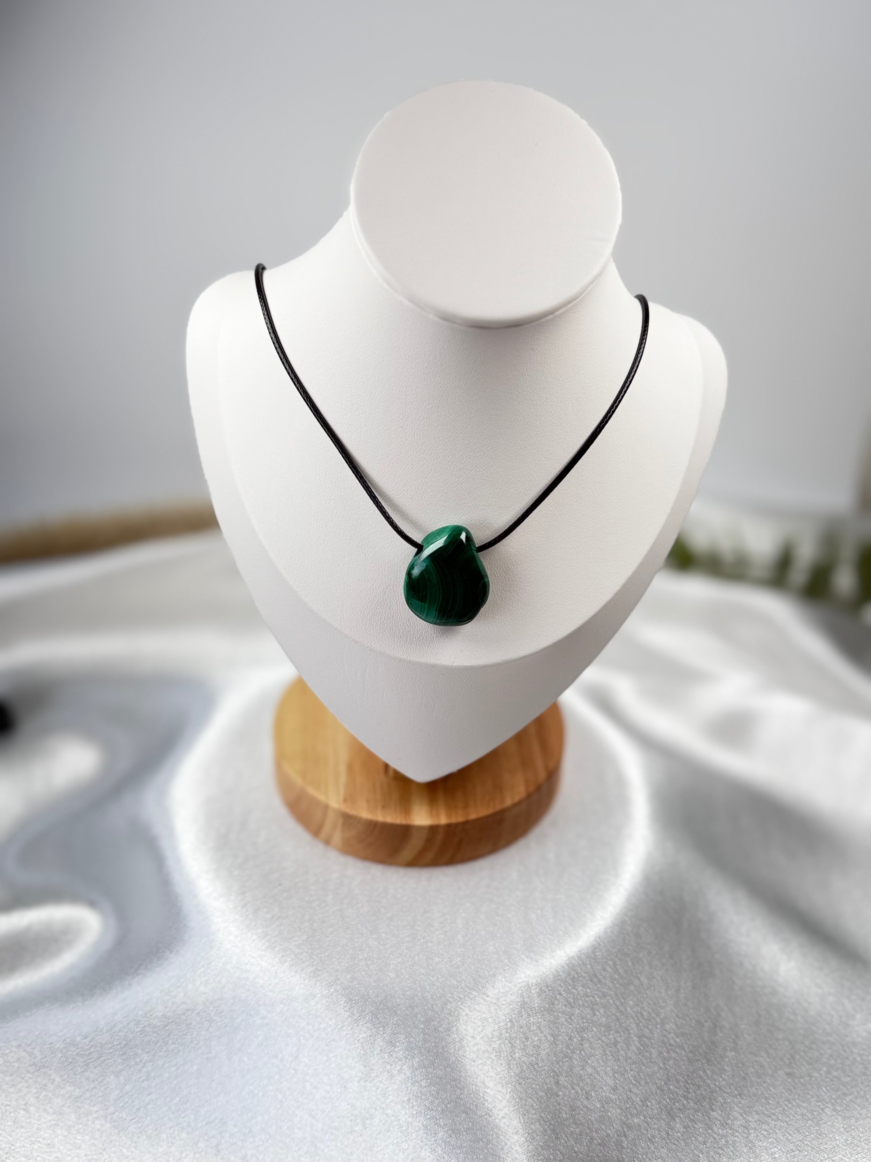 Natural Malachite Stone Necklace