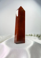 Polished Carnelian Crystal Tower Point