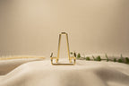 medium gold-tone crystal display holder