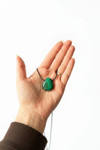 Malachite pendant necklace
