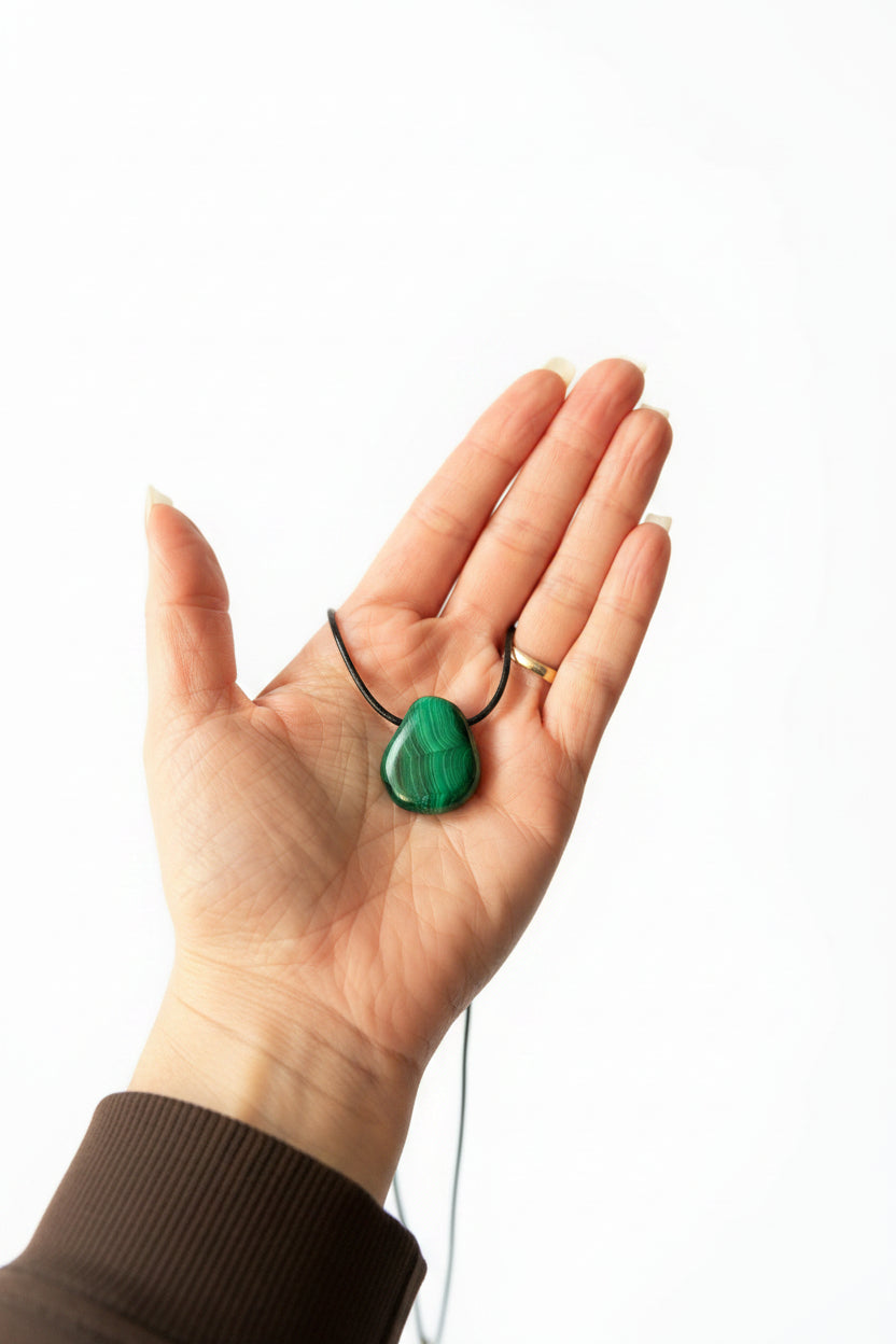 Natural Malachite Stone Necklace