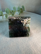 Moss Agate Crystal Pyramid