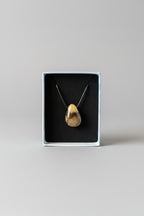 Polished Septarian Stone Pendant Necklace