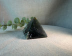 Moss Agate Crystal Pyramid
