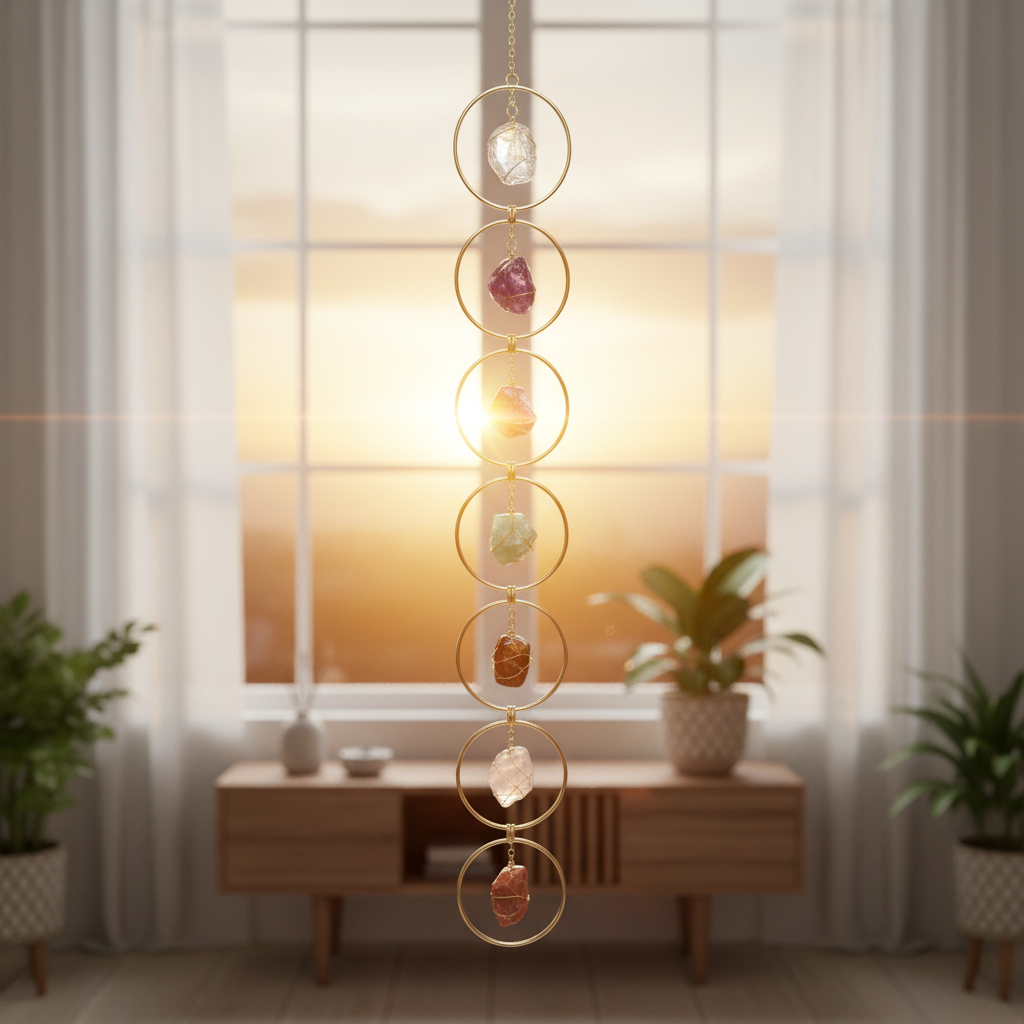 7 Chakra Crystal Decor | Natural Healing Stones