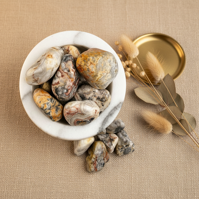 Palm/Tumbled Stones