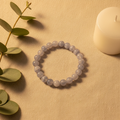 Blue Lace Agate Crystal Bracelet - Social Media