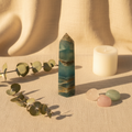 Blue Onyx Crystal Tower 4 - Social Media