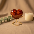 Carnelian Crystal Heart Centrepiece - Social Media