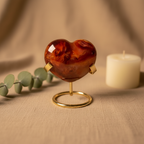 Carnelian Crystal Heart Centrepiece - Social Media