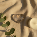 Clear Quartz Phantom Heart - Social Media