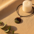 Dragon Blood Jasper Butterfly Crystal Necklace - Linen Lifestyle