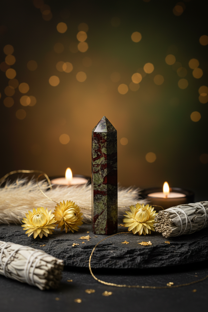 Dragon Blood Jasper Tower Lifestyle