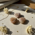 Flower Agate Crystal Hearts Social Post
