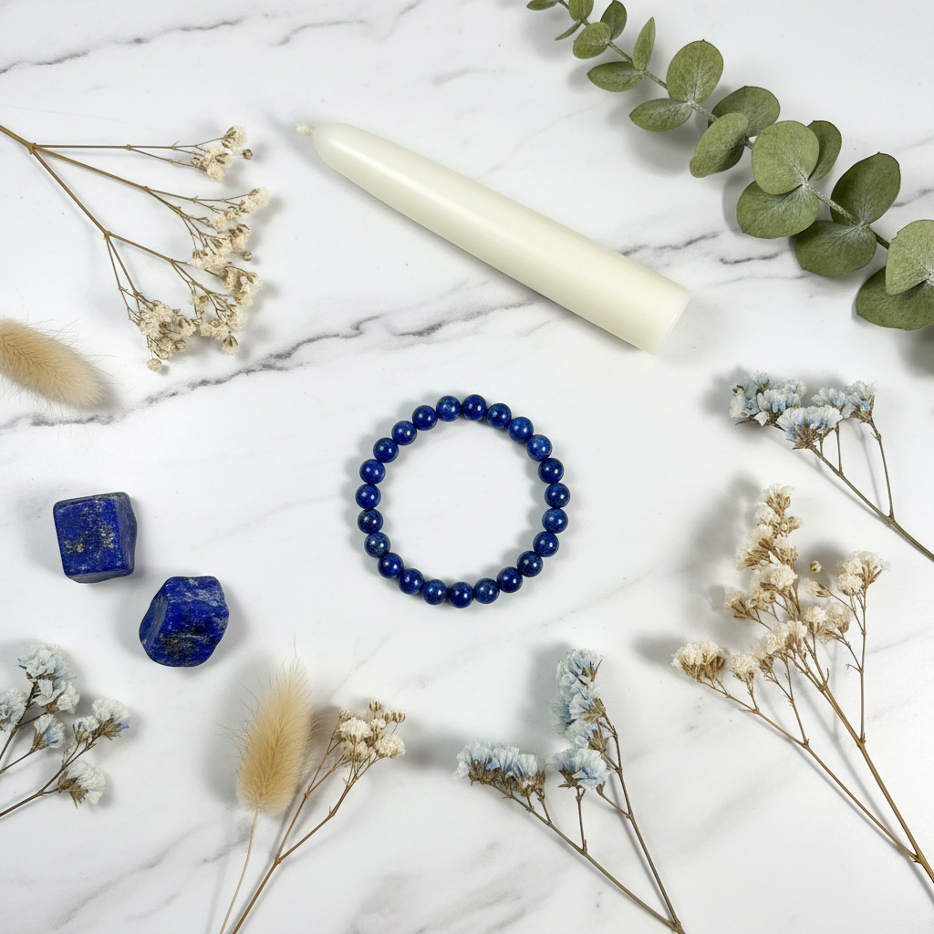Lapis Lazuli Bracelet Social Media