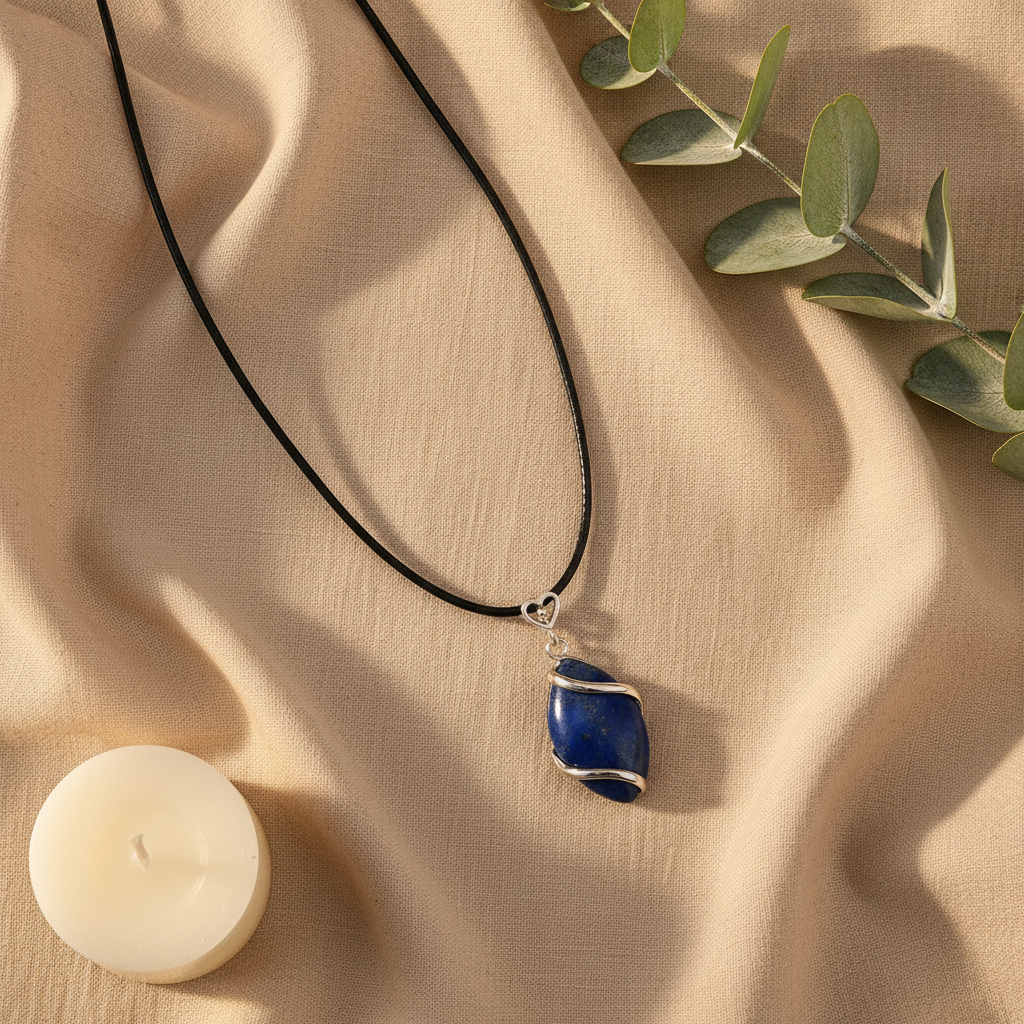 Lapis Lazuli Pendant - Linen Lifestyle