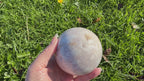 Polished Flower Agate & Druzy Crystal Sphere