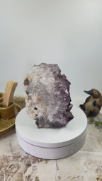 Natural Amethyst Crystal Cluster Specimen