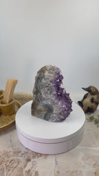 Natural Amethyst Crystal Cluster Specimen (C)
