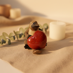 Red Jasper Heart Platypus - Social Media