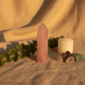 Rose Quartz Crystal Tower - Social Media