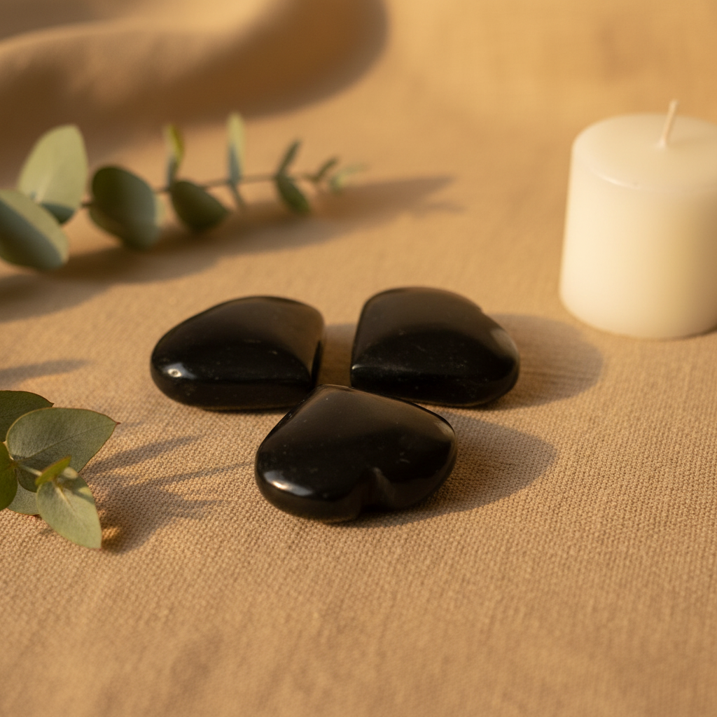 Shungite Heart Stones - Social Media