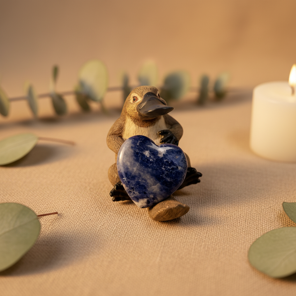 Sodalite Heart Platypus - Social Media
