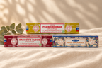 Three incense boxes reference grouping