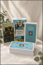 Weiser Tarot with upright King of Pentacles and card backs