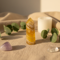 Yellow Fluorite Crystal Tower - Social Media